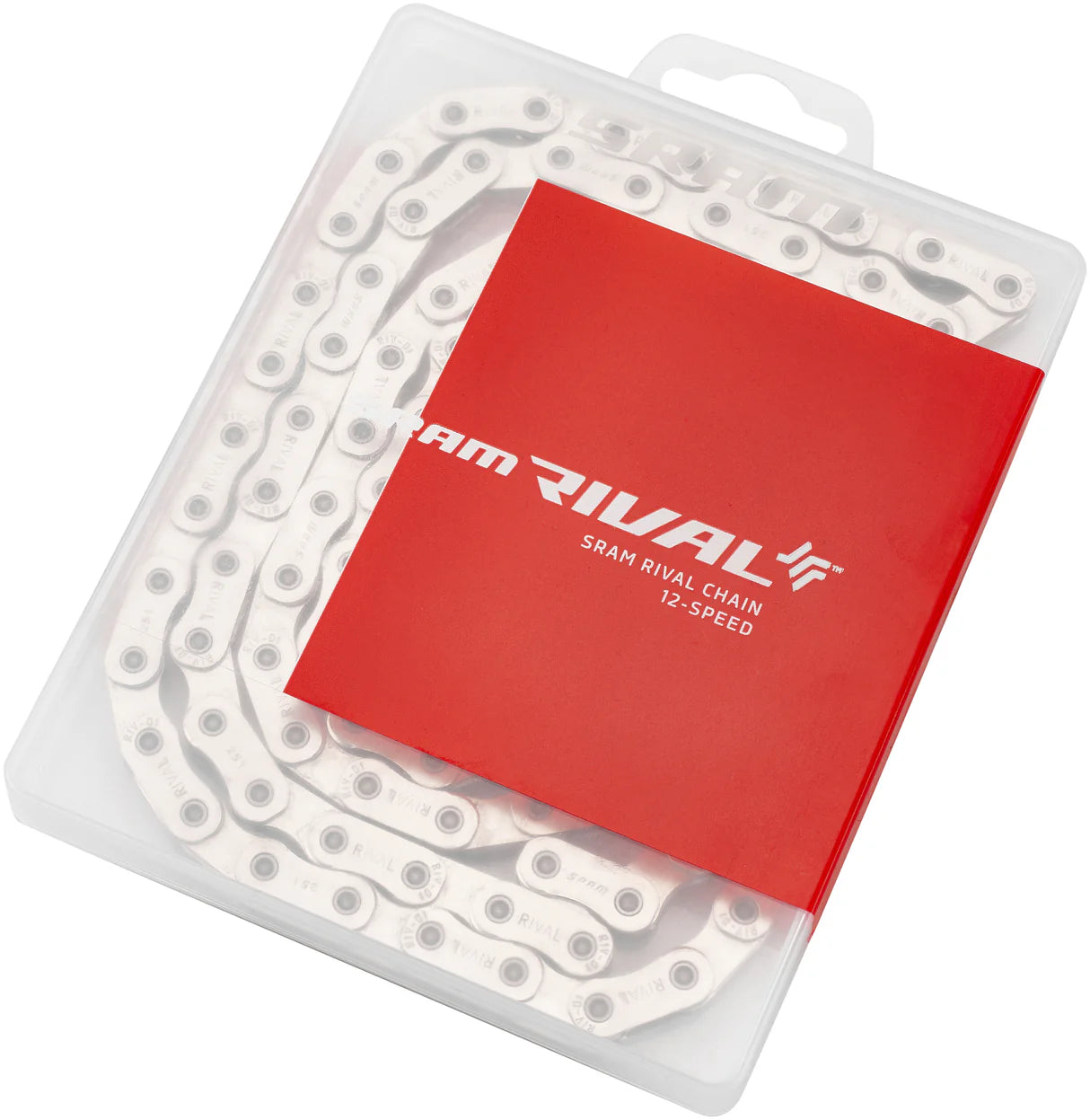 CHAINE SRAM RIVAL D1 FLATTOP 120 MAILLONS POWERLOCK 12V ARGENT