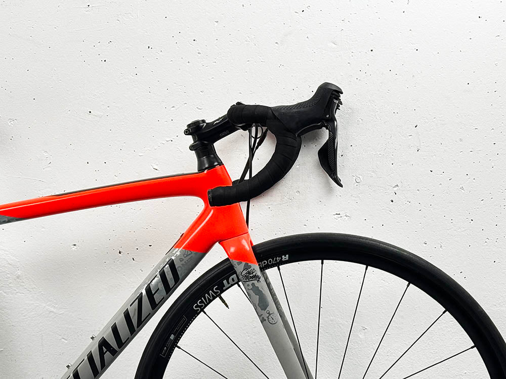 Specialized Tarmac SL6 Shimano Ultegra Di2 Taille 54 Color Monkey / Roues DT Swiss R470 db