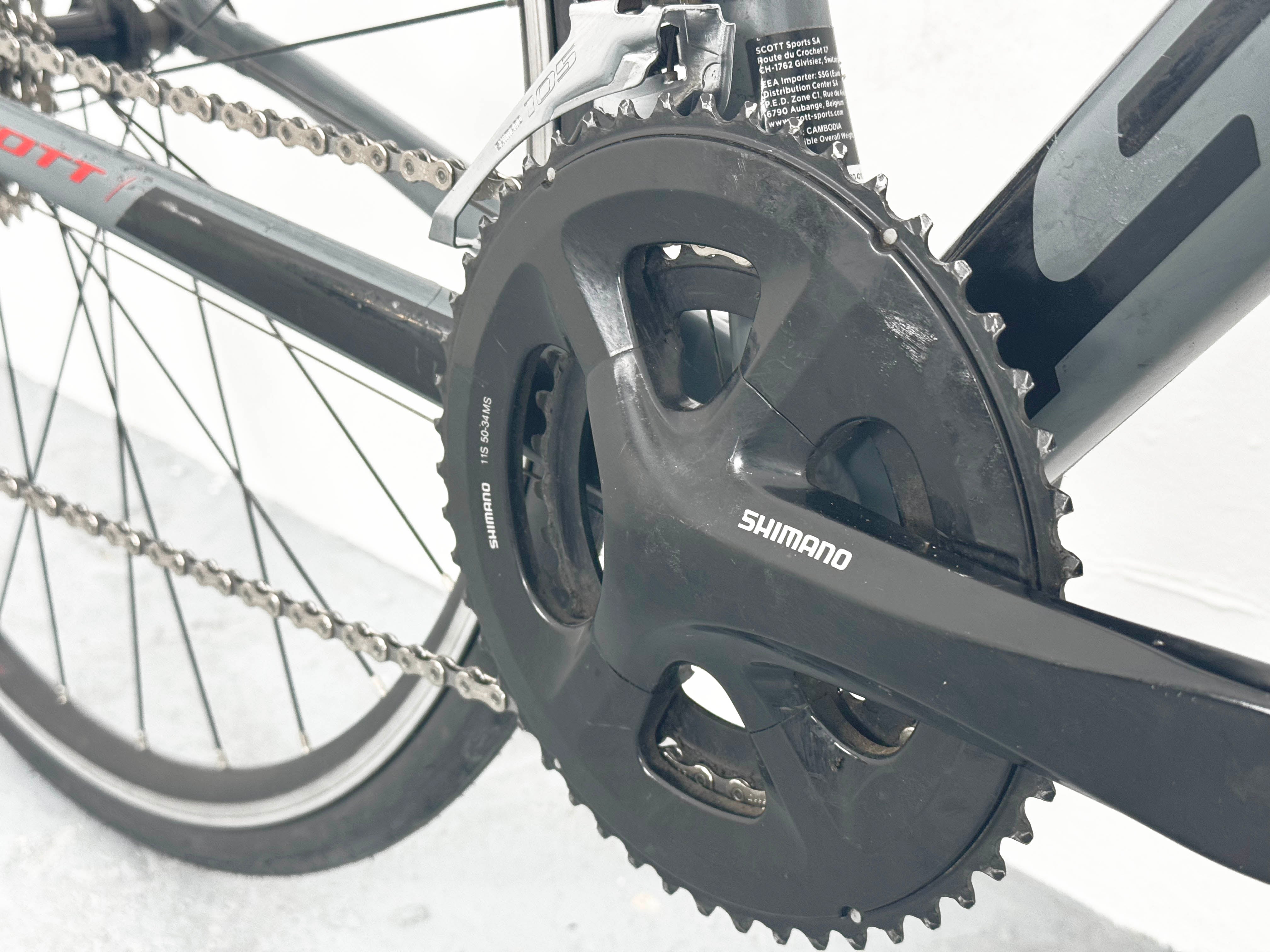 Scott Speedster Shimano 105 Taille 52 / Roues Syncros alu