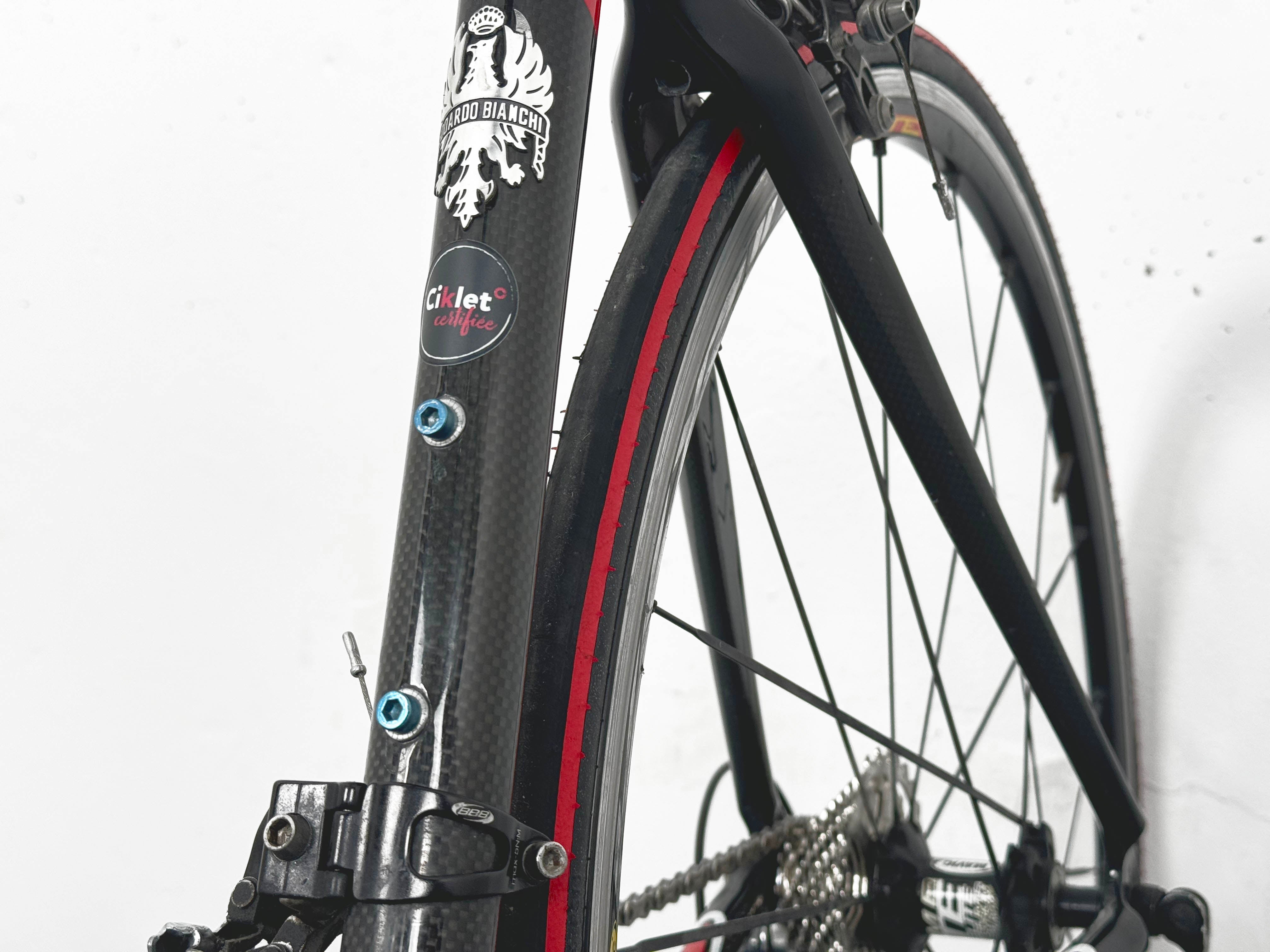 Bianchi Reparto Corse 928 Microshift Arsis Taille 51 / Roues Mavic Ksyrium Elite