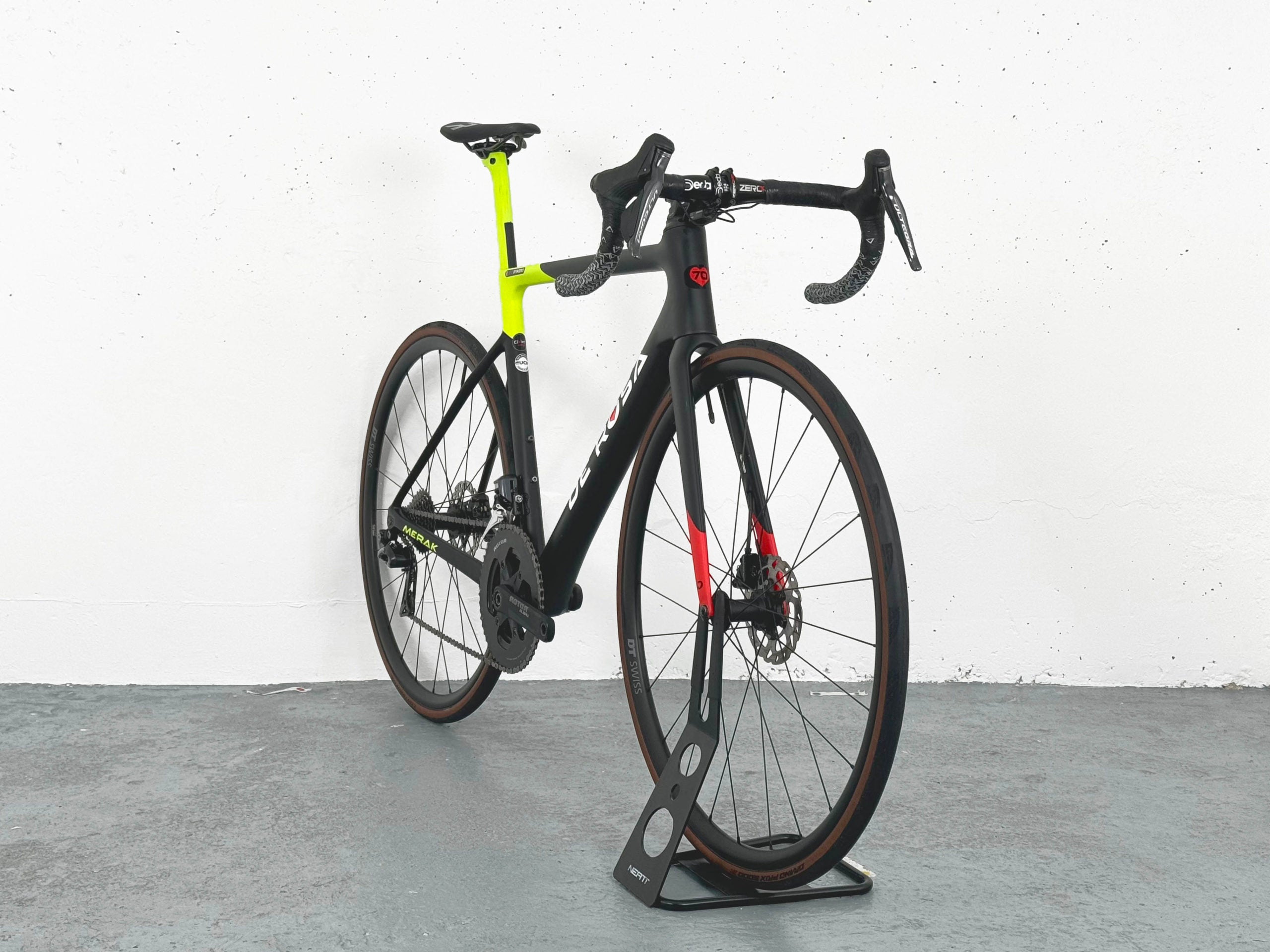 De Rosa Merak 50 Shimano Dura Ace/Ultegra Di2 Taille 54 / Roues DT Swiss Performance LN