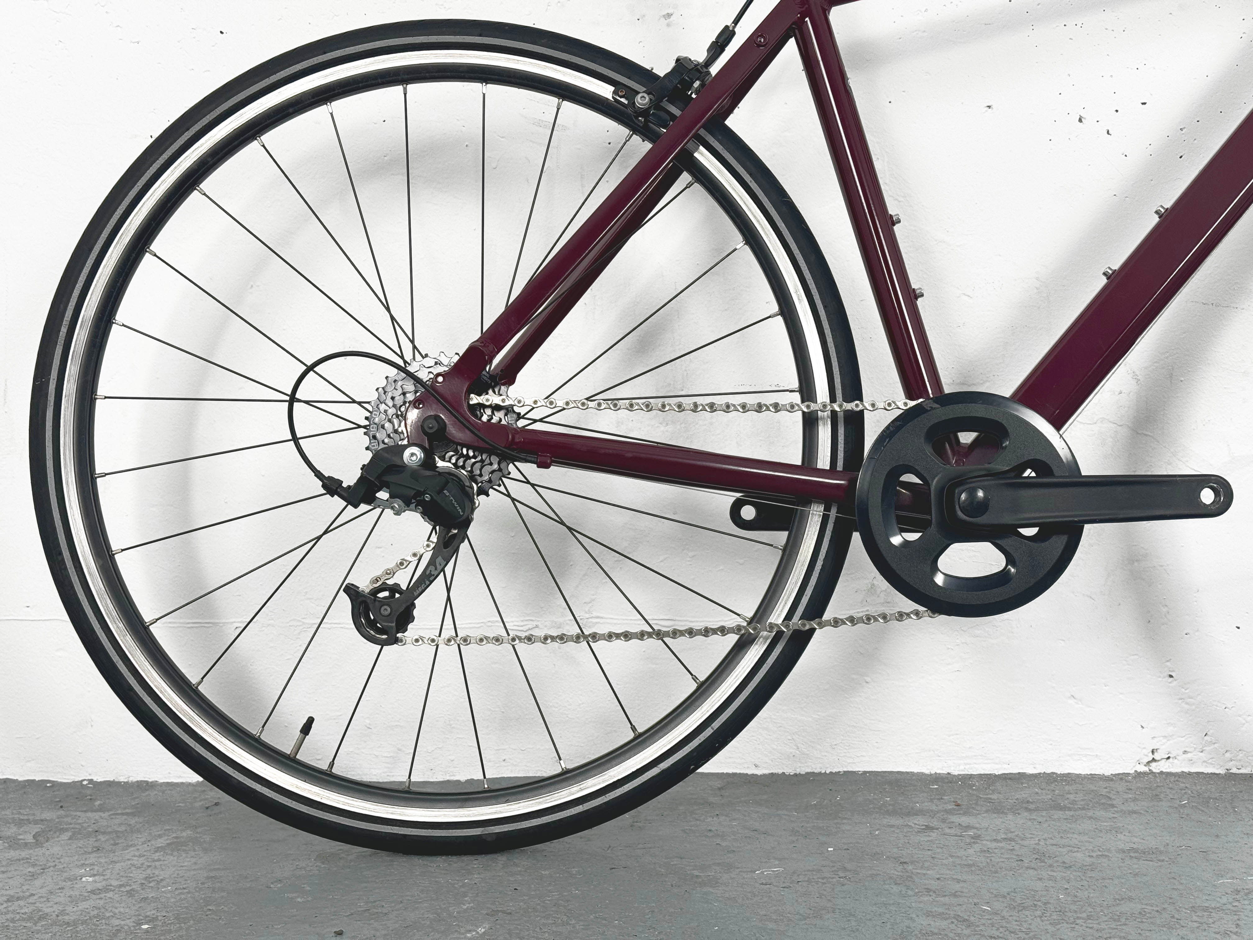 Van Rysel EDR Easy Microshift Taille 52 / Roues aluminium