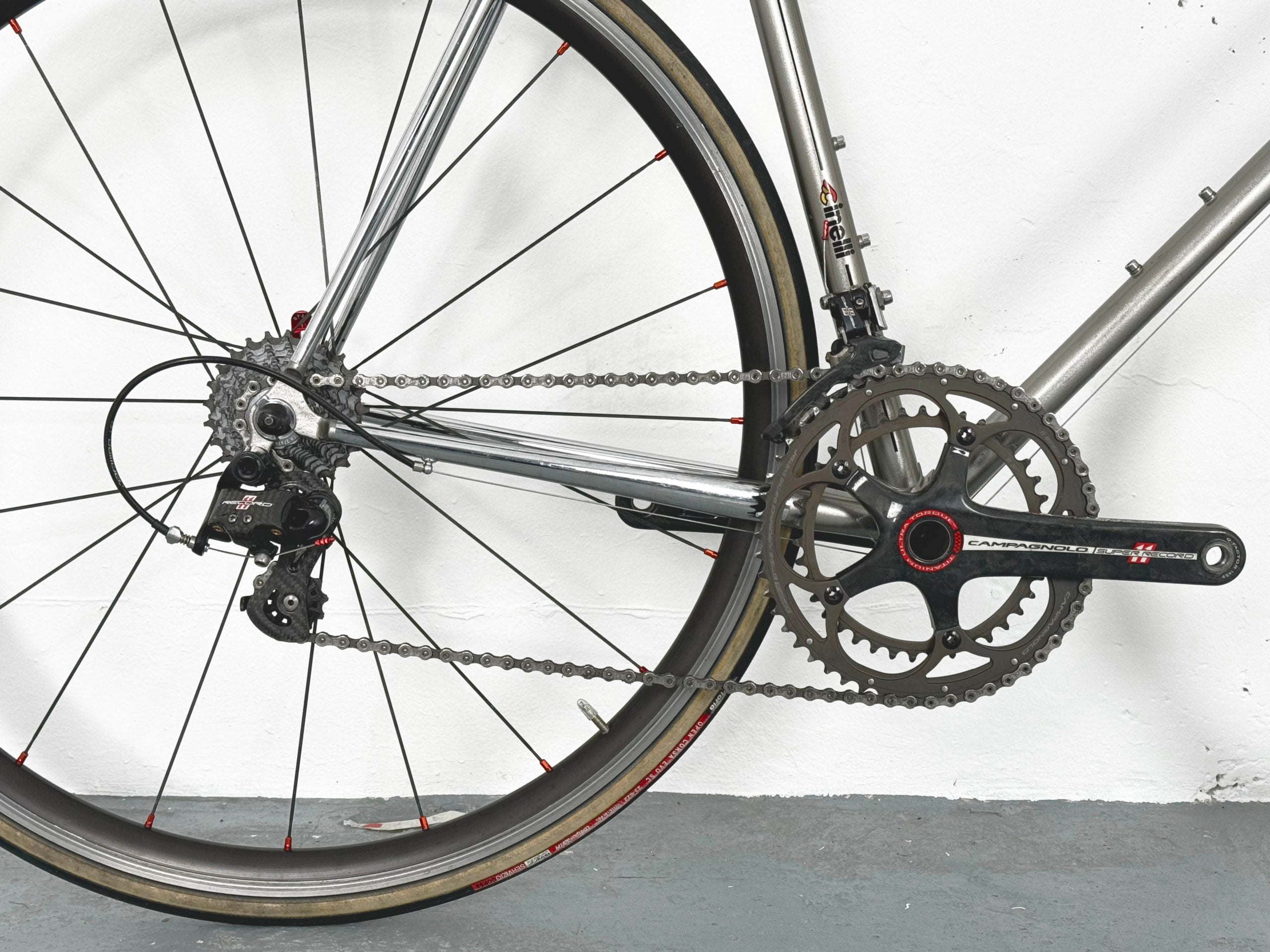Cinelli Supercorsa Campagnolo Record 11s Taille L / Roues Fulcrum Racing