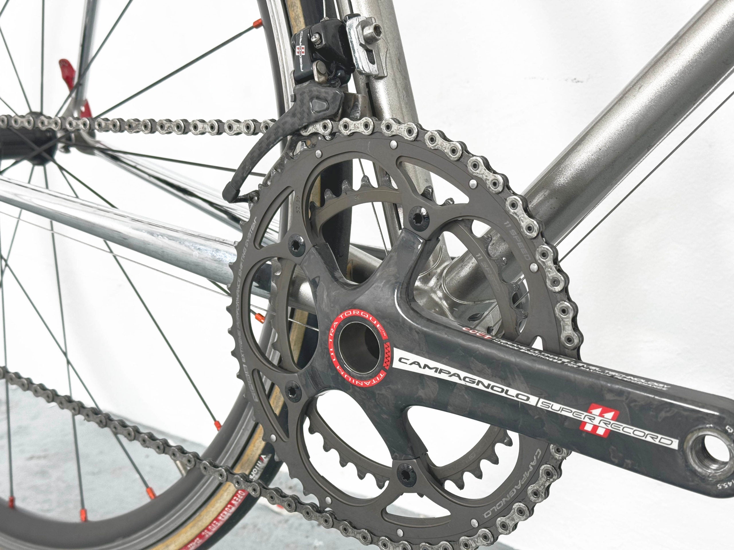 Cinelli Supercorsa Campagnolo Record 11s Taille L / Roues Fulcrum Racing