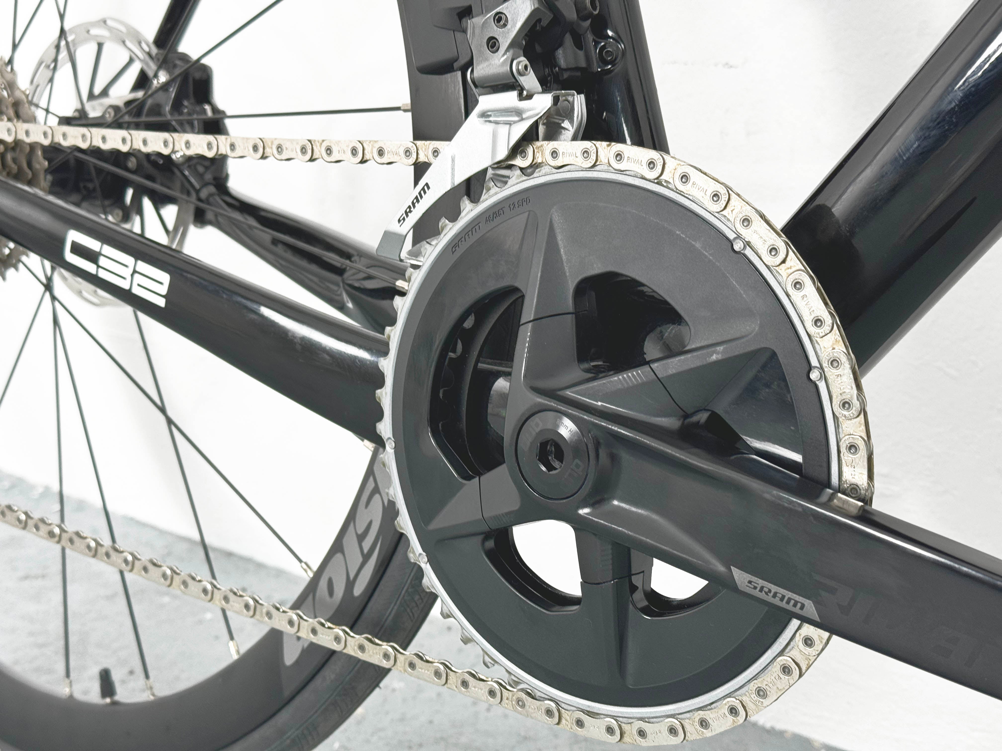 Bertin C32 Sram Rival AXS 12v Taille 52 / Roues Vision Team 35 Disc