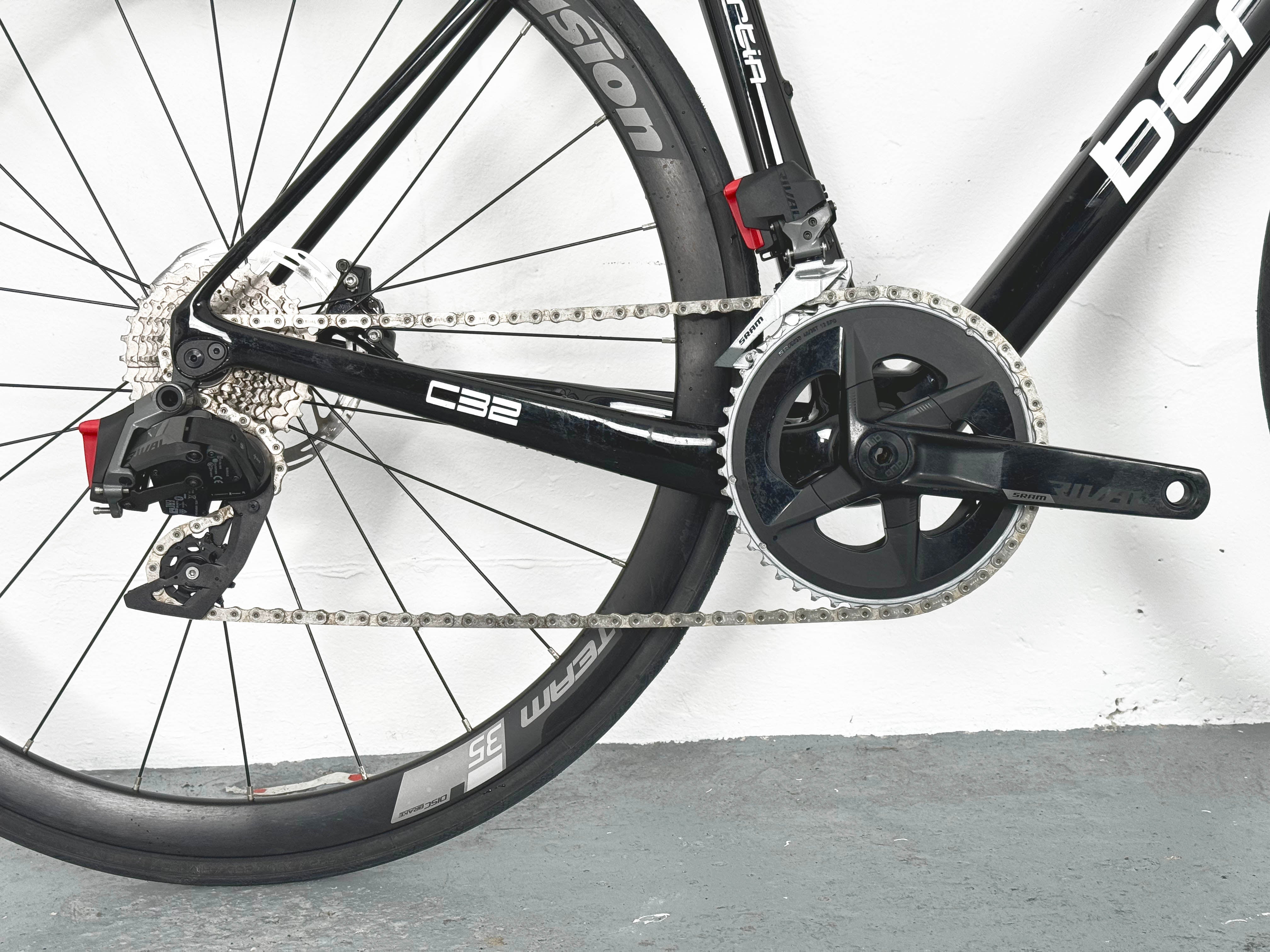 Bertin C32 Sram Rival AXS 12v Taille 54 II / Roues Vision Team 35 Disc