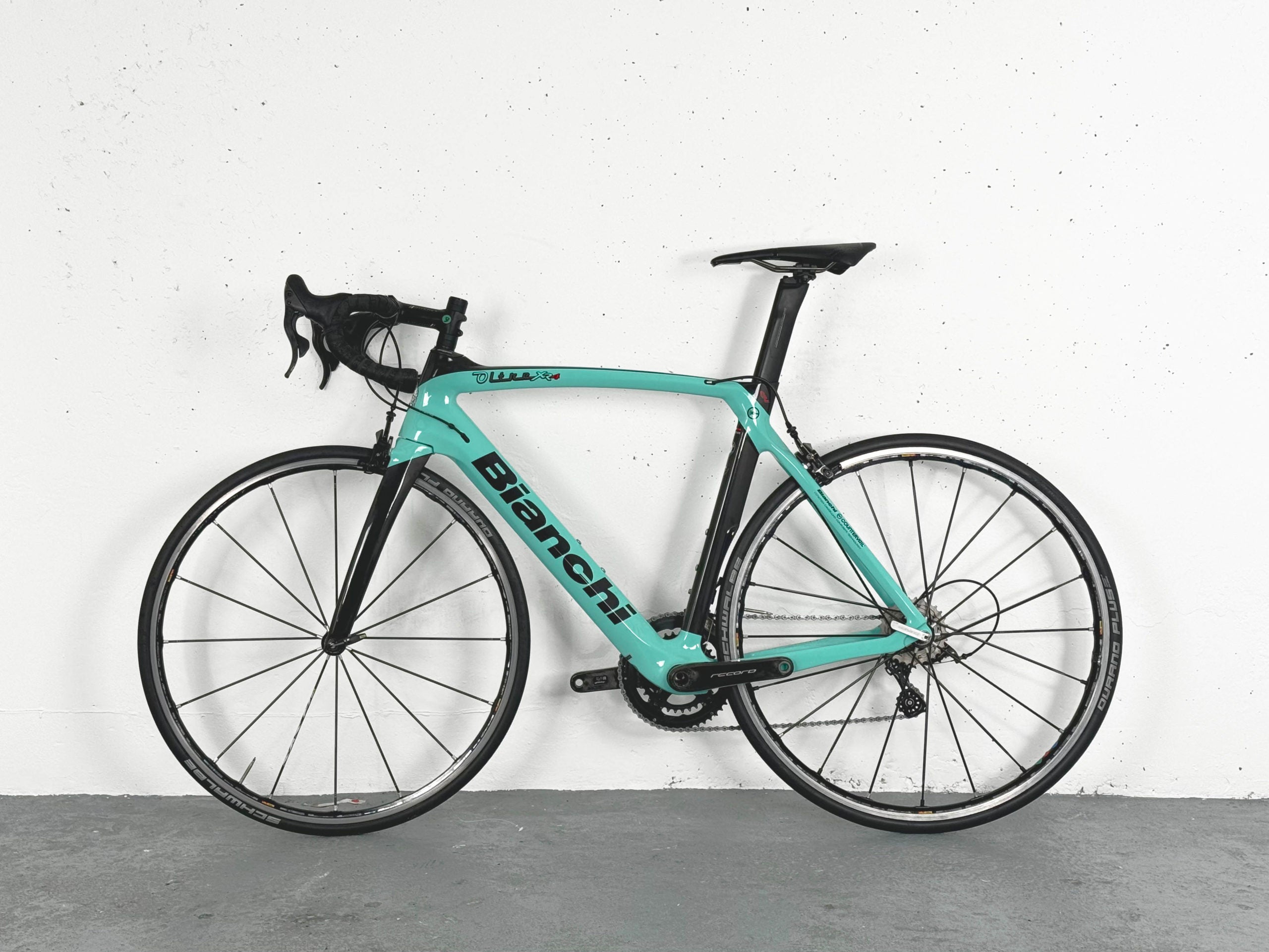 Bianchi Oltre XR4 CV Campagnolo Record 12 Taille 56 / Roues Ksyrium R-Sys Premium