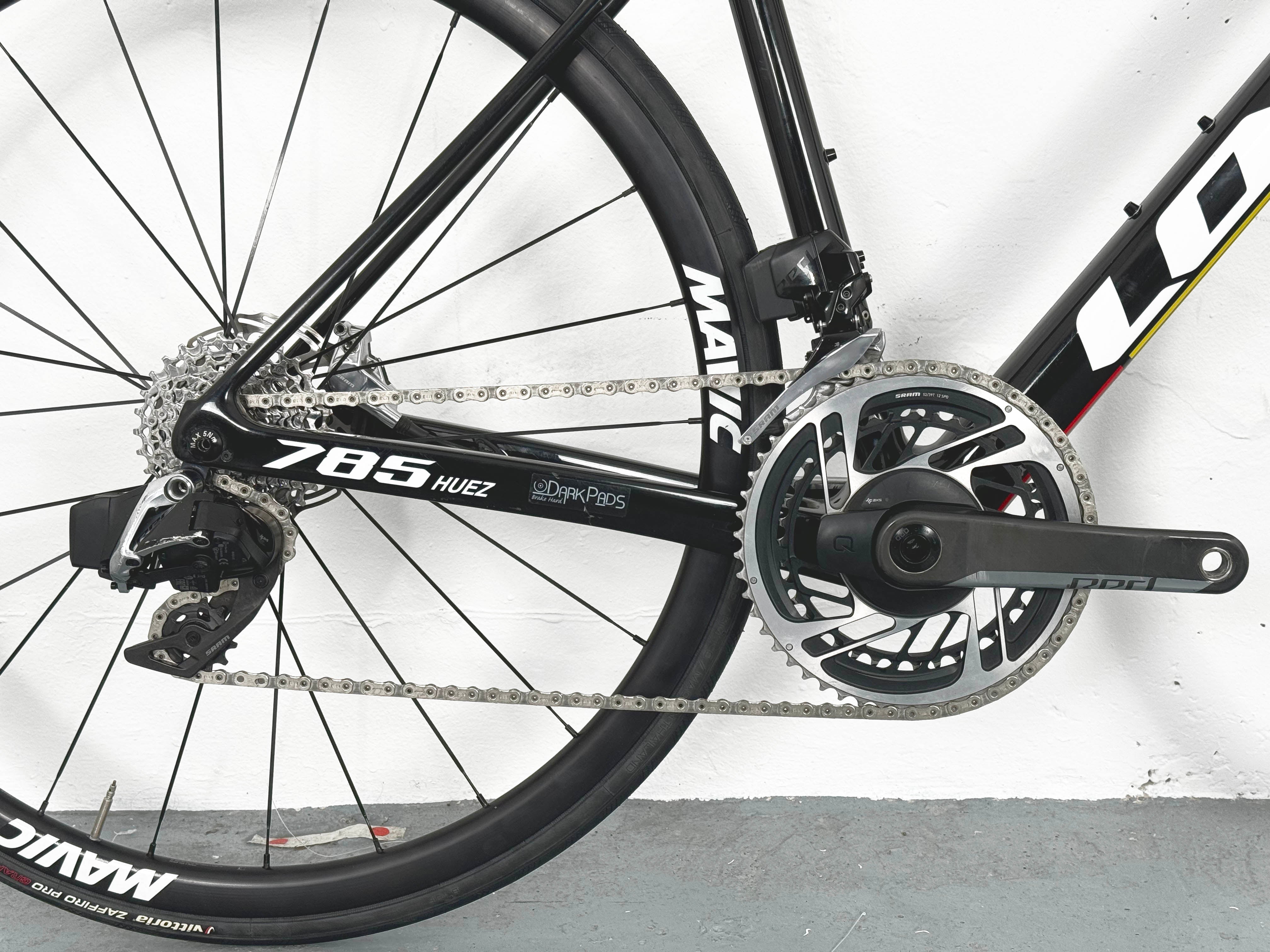 Look Huez 785 Sram Red eTap AXS Taille XS / Mavic Ksyrium 30 Disc Black