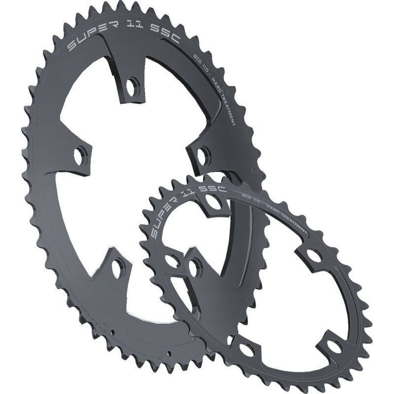 PLATEAU MICHE SUPER11 SSC SHIMANO 11V.INTÉRIEUR 5 BRANCHES 110 BCD GRIS 34 DENTS