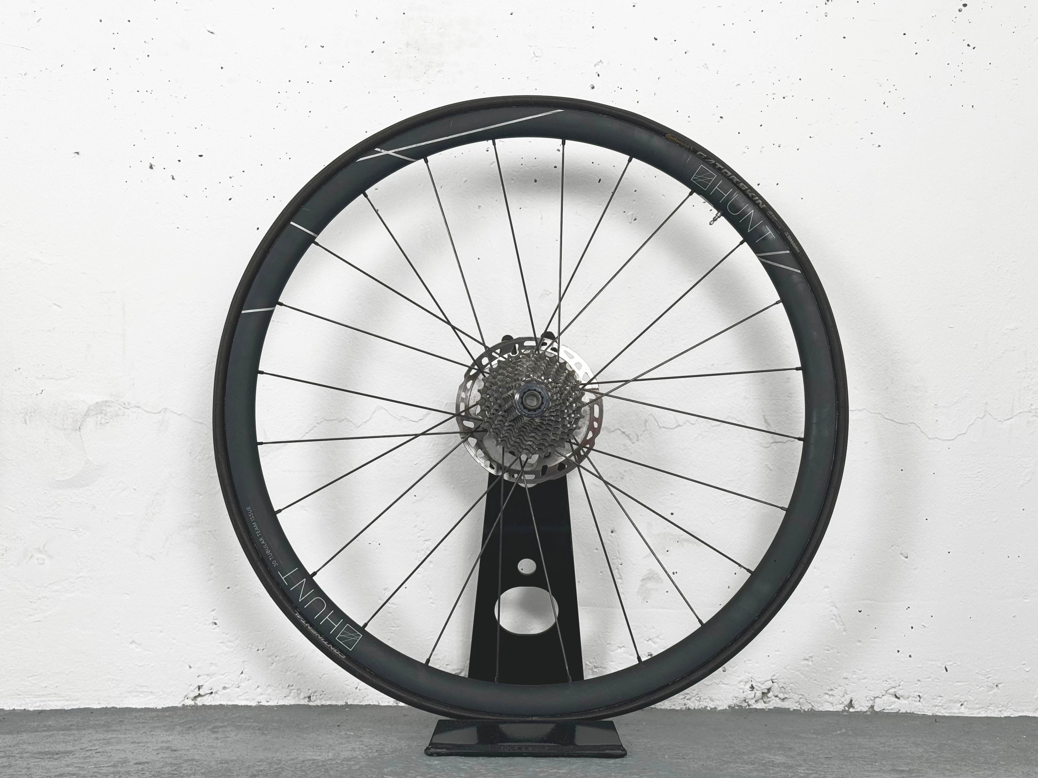 Paire de roue Hunt 32 Carbon Tubular Team Issue à disque boyaux