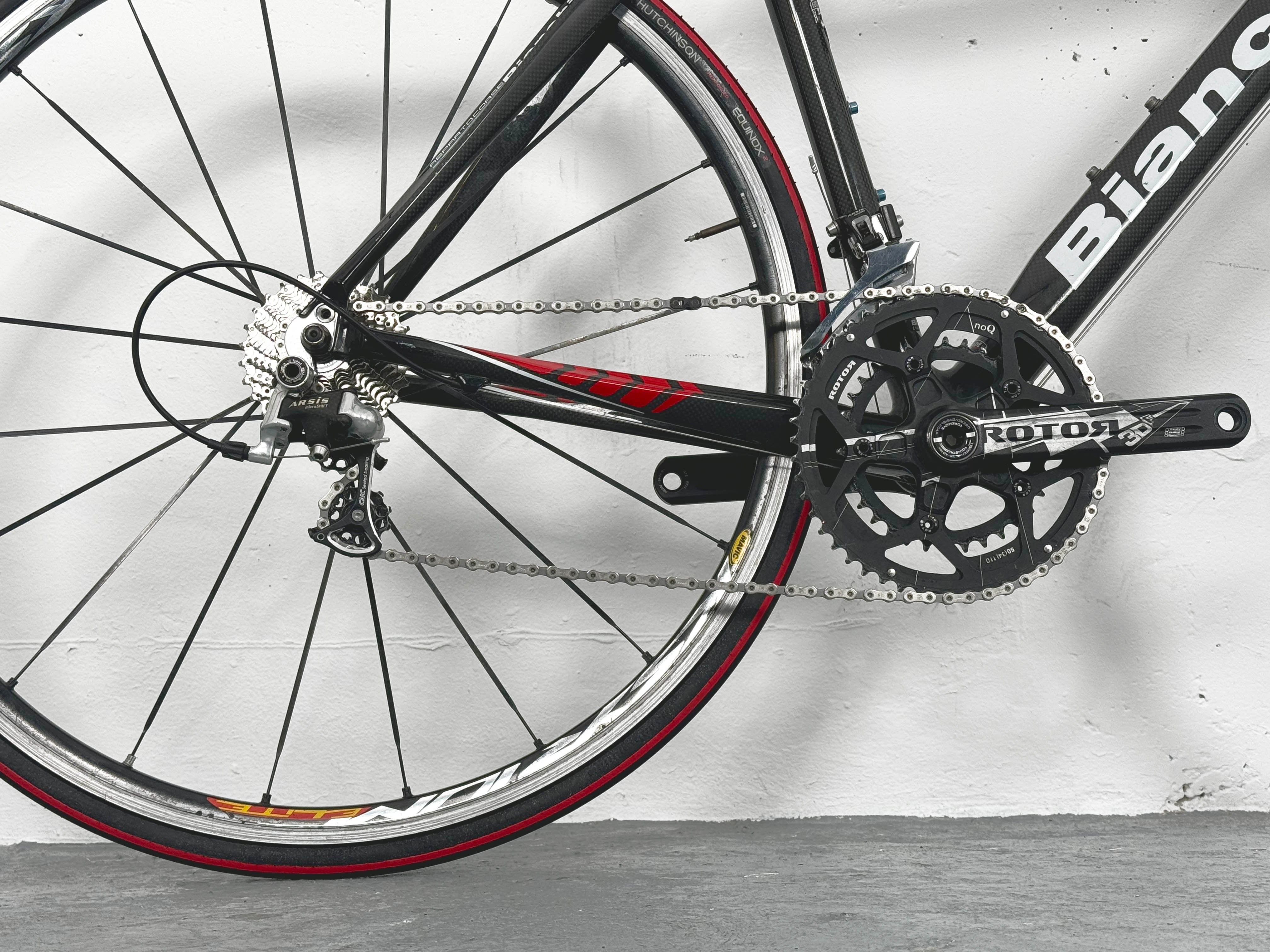 Bianchi Reparto Corse 928 Microshift Arsis Taille 51 / Roues Mavic Ksyrium Elite
