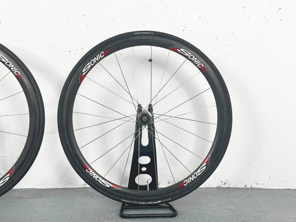 Paire de roue Sonic SuperSonic 38mm freinage à patin boyaux
