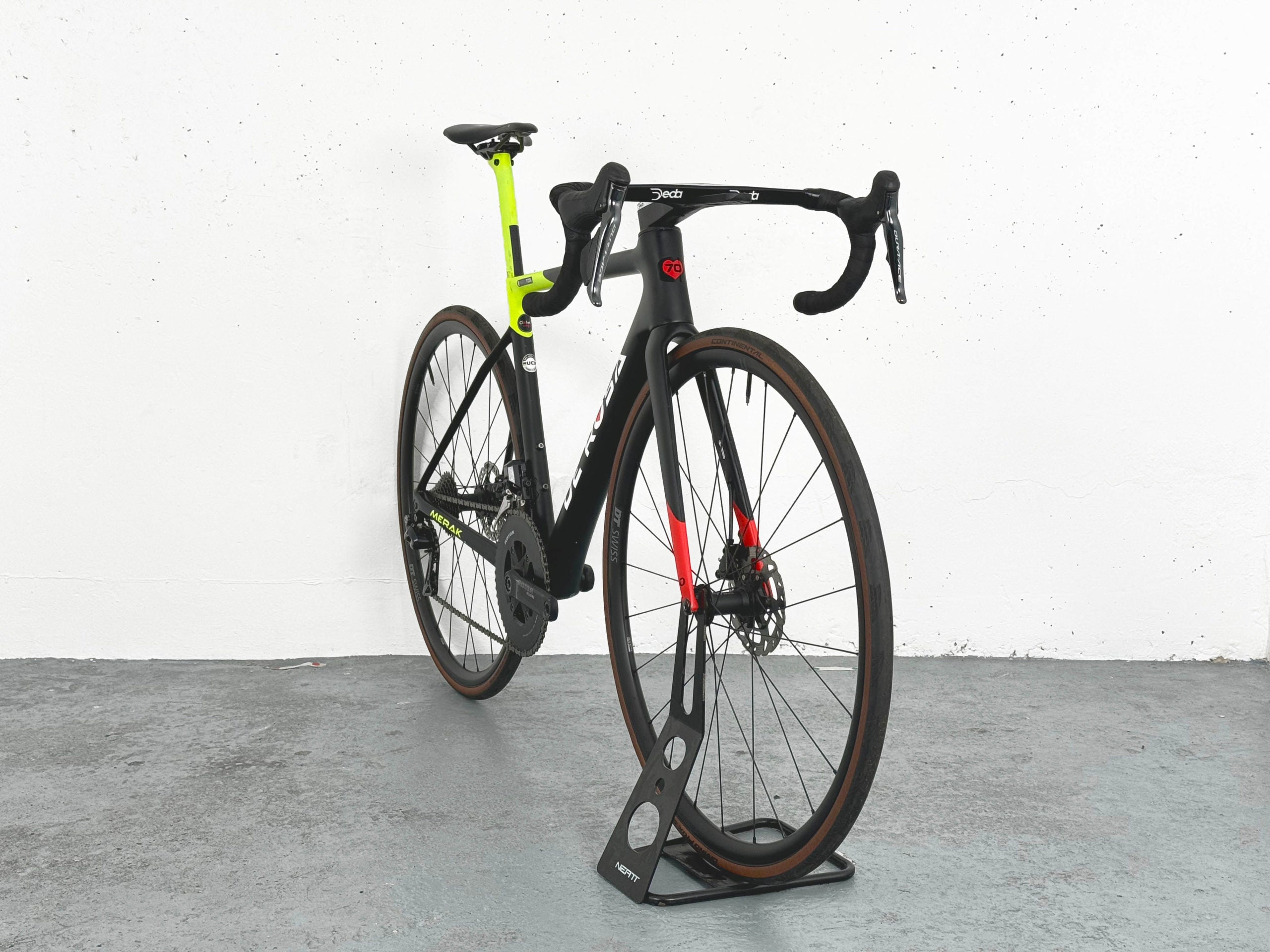 De Rosa Merak 48 Shimano Dura-Ace Di2 Taille 52 / Roues DT SWISS